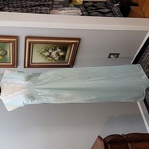 MISS DIRA New York vintage gown size large baby blue made in USA